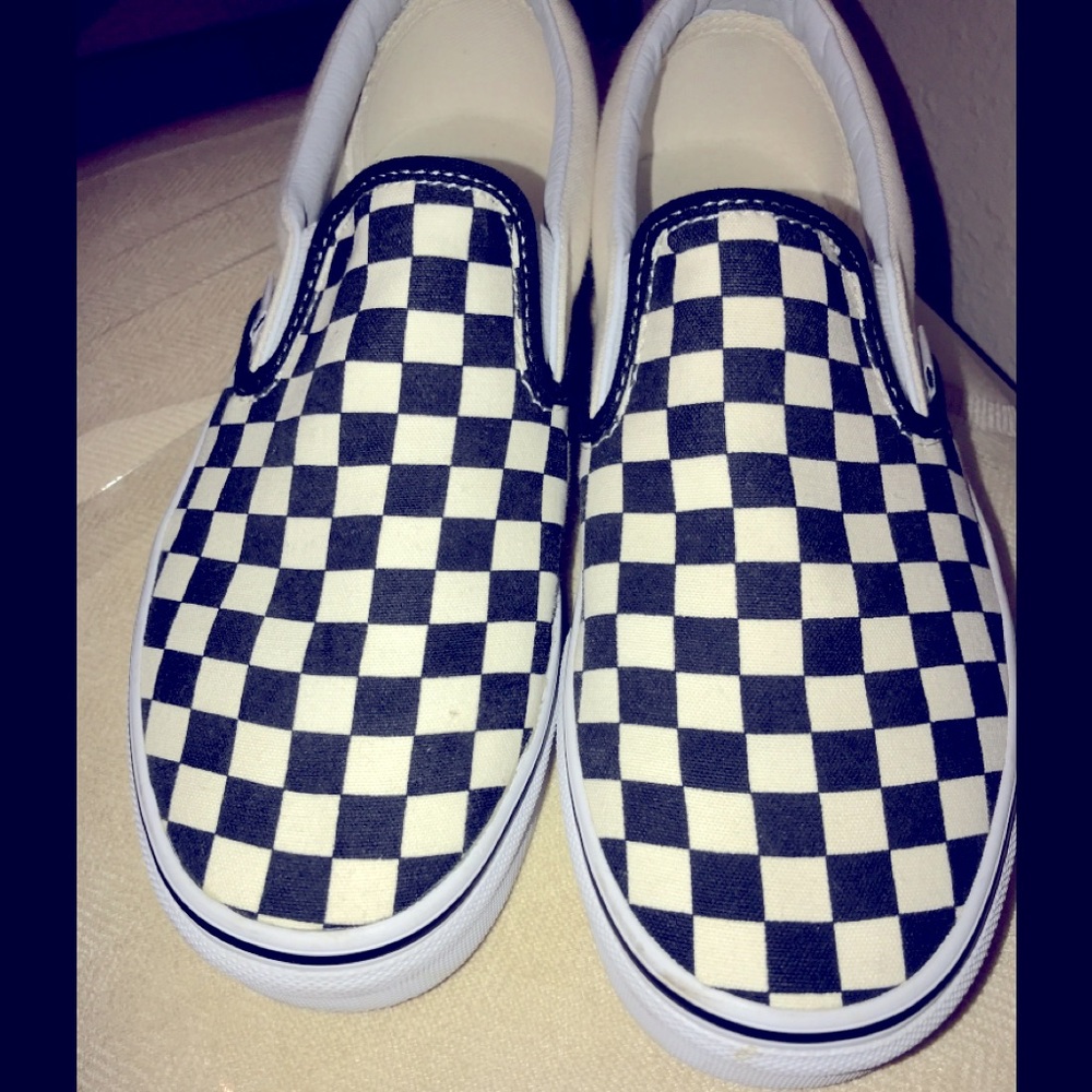 Unisex Vans Classic Checkerboard Slip-On Shoes